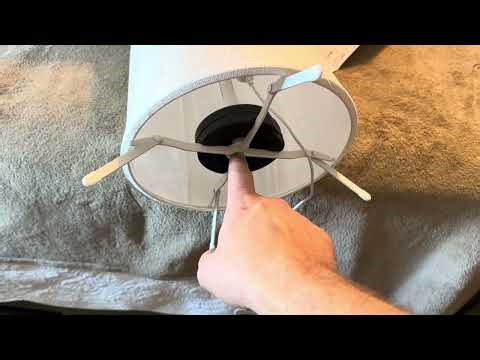 Assembly, Remote Test, Brightness, and Color Options of World Win RGB Floor Lamp