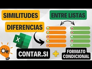 🔍 How to COMPARE TWO LISTS in Excel and HIGHLIGHT DIFFERENCES OR SIMILARITIES 📝