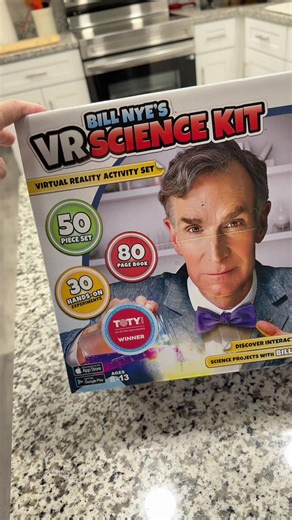 The Bill Nye VR Science Kit is a 50-piece STEM set with 30 hands-on experiments plus VR goggles that bring science to life. Kids don’t just read about science — they build it, test it, and then explore it in virtual reality. It’s interactive, educational, and seriously fun, making it perfect for curious kids who love to ask “why?” I cannot wait to dive into these projects with my grandkids and watch their minds light up. If you’re looking for something that’s screen-smart and hands-on at the sam