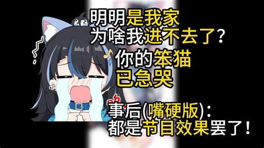 【T酱】神人小猫忘记密码被关在自家门外,四百多人围观主猫社死时刻