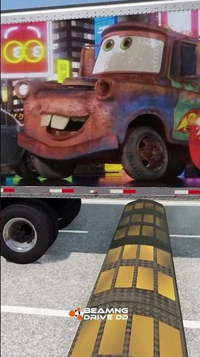 Trucks vs Upside Down Speed Bumps | BeamNG.DRIVE #beamng #beamngdrive