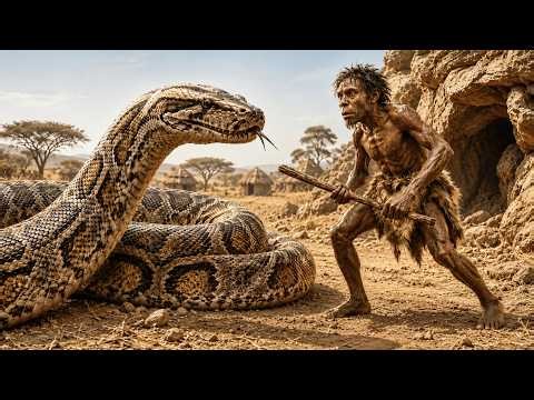 Prehistoric Drama | Early Humans vs Giant Python — One Wrong Move Turns Fatal