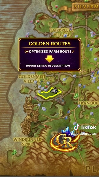 Eversong Woods Herbalism Farming Route Guide