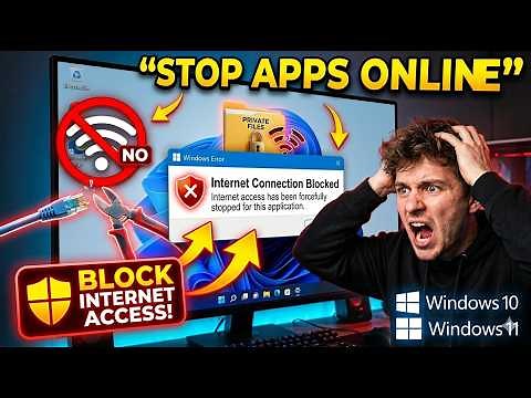How to Block Internet Access for Specific Apps/Programs on Windows 10 & 11