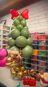 9.9K views · 111 reactions | a Christmas tree balloon! This unique decoration is perfect for adding a touch of whimsy and cheer to your home. It's also a great way to spread holiday cheer to your family and friends. #christmas #agoohsballoons | AGOOH’s Balloons | Facebook