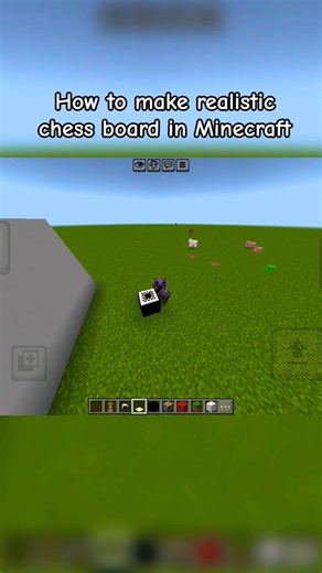 how to make realistic chess board in Minecraft #shorts#gaming#minecraft