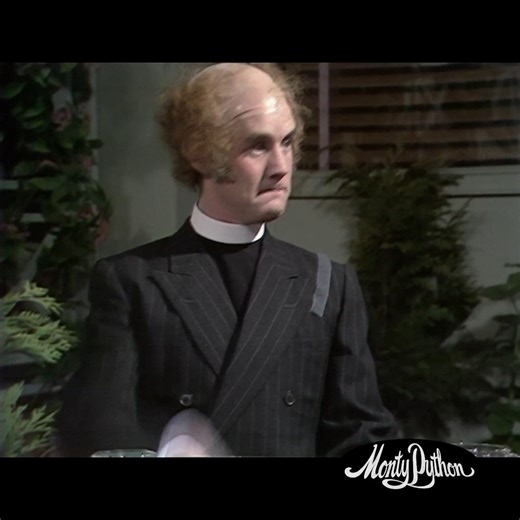 "You're sure I won't be disturbing you?" #MontyPython #FlyingCircus #TV #Sketch #Disturbing #MichaelPalin | Monty Python