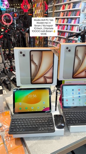 ZIPO Mobil Shop & Smart Elektronics on Instagram: "Modio PC Tab M41 120€ Full lled Display , 🔥 1tb / 16ram 🔥 Folie , Fotroll , Tastier , Maus , Laps Android per çdo loj , Extra i mir dhe i shpejt"