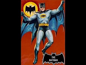 1966 TOPPS BATMAN (BLACK BAT) TRADING CARDS (Complete 55 cards)