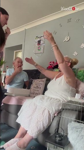 Excited Grandma Reacts to Baby News in Pure Joy || WooGlobe