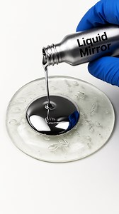 Did you find this satisfying to watch? 😍 Mixing liquid mirror into a clear slime! oddly satisfying slime ASMR | Dalton James