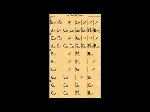 My Favorite Things - Backing track / Play-along