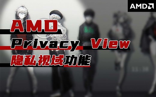 【AMD Privacy View】隐私视域功能 详细介绍 防窥屏
