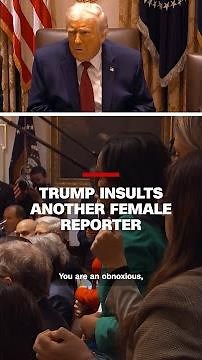 Trump continues series of verbal attacks on female reporters