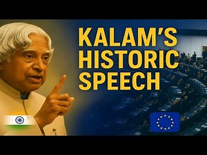 Full Speech Of Dr. APJ Abdul Kalam at the European Parliament | The Millennial India