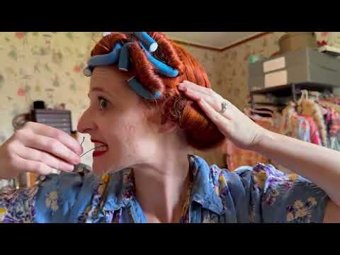 How to style your bendy roller set for the Classic 1940s Hair Roll