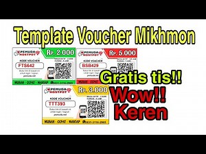Latest Mikhmon Voucher Template - Cool FREE..!!