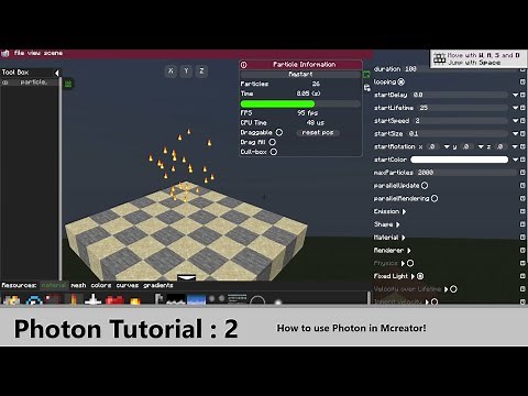 How to use Unity-Like Particles in Mcreator (Photon)