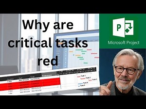 Highlight CRITICAL Tasks in Microsoft Project for MAXIMUM Productivity!