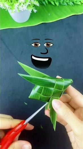 Fish Made from Coconut Leaves | Simple Village Craft Idea #shorts