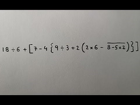 BODMAS Question --- Different types of Brackets