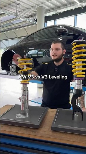 KW V3 vs. KW V3 Leveling – Welches Fahrwerk passt zu dir? 🚗💨 #KWV3 #kwsuspension #shorts