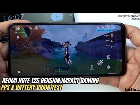 Xiaomi Redmi Note 12S Genshin Impact Gaming test | Helio G96, 90Hz Display