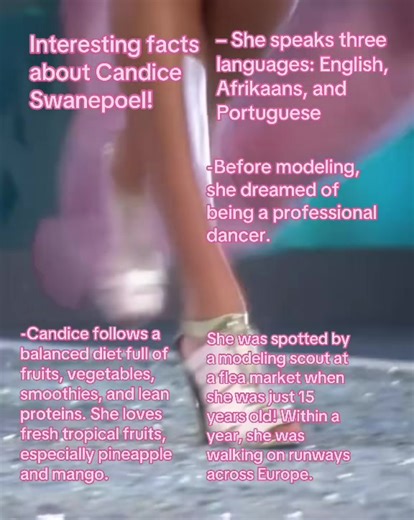 Interesting facts about Candice! #candiceswanepoel #victoriassecret #modeling #dream #models