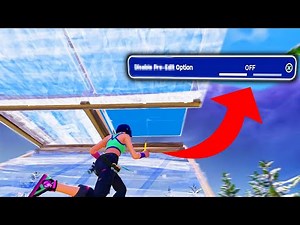 Turn This Setting OFF To EDIT FASTER in Fortnite