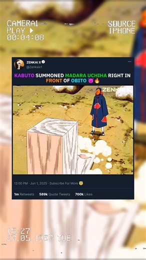 WHEN KABUTO SUMMONED MADARA… EVEN OBITO PANICKED 😳🔥#viralshorts