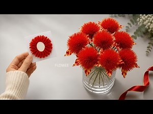 NEW TRICK 🤯 I Found a New Way to Make Ribbon Flowers… So Easy! 😳 (Beginner DIY)