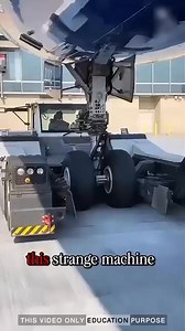"Why Planes Need This Strange Machine!" #AircraftTug #AviationTech #AirportOperations | A Short Video