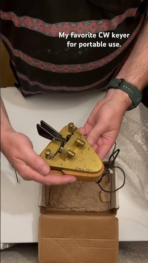 Vibroplex Brass Racer Iambic: Substantial, sturdy, but not high-end #hamradio #morsecode #pota