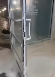 Waters Edge Resort in Garden City is taking in quite a bit of water 😳 #hurricaneian | Casago Myrtle Beach