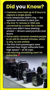 How long did the first camera took to capture 1 photo?