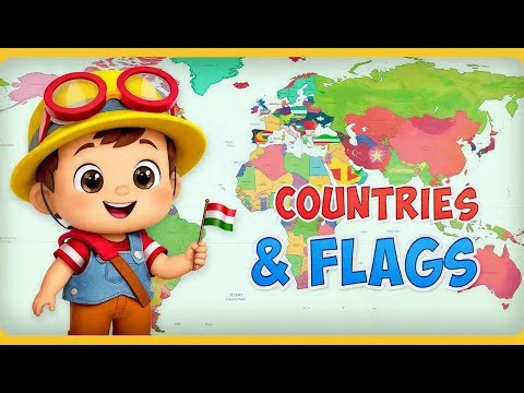 Tiny Travelers – Countries and Flags Song | World Songs for Kids