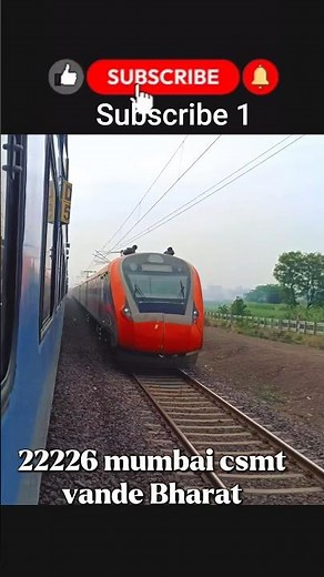 Indian Railway Vande Bharat express 22226 mumbai csmt spoted