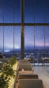 [PLAYLIST] 🎶 2 Hours of Sweet Café Chill in a Snowstorm ❄️✨ | 8K Relaxing Ambience #Shorts