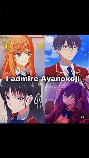 Not everyone sees Ayanokoji the same… but everyone remembers him. 🧠♟️🔥