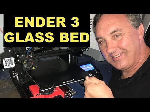 Creality Ender 3 Glass Bed Installation and Review