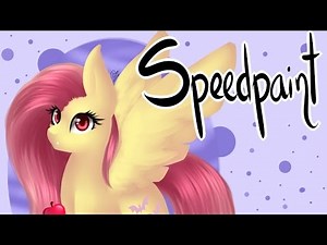 Flutterbat [Redraw my Drawing] -Mlp Speedpaint-