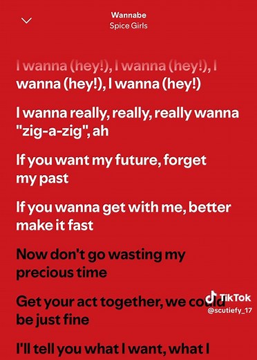 Wannabe by Spice Girls: Full Lyrics