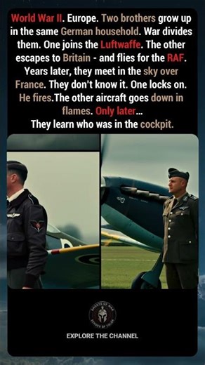 Two Brothers Met in Combat — Luftwaffe vs RAF #ww2 #luftwaffe #RAF