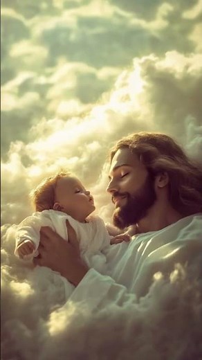 ✨ Jesús y los niños en el cielo ☁️ Un mensaje de amor y esperanza 💛