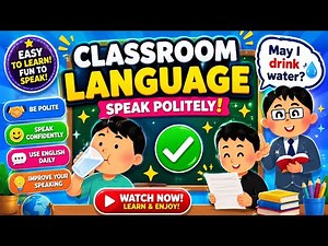 Classroom Language|Vocabulary For Kids|Educational Channel|ESL