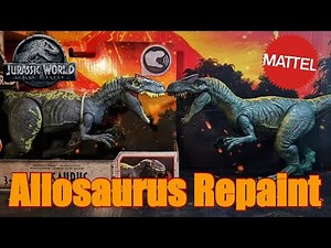 Mattel Allosaurus Repaint