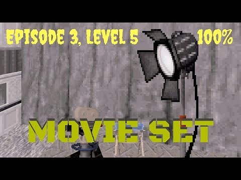 Duke Nukem 3D (100%) Walkthrough (E3L5: Movie Set)