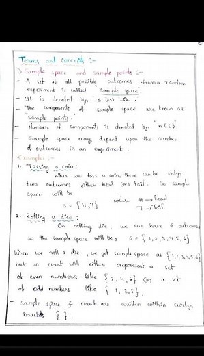 Probability ( Definition, terms, concepts, Rules, laws of probability and probability distributions)