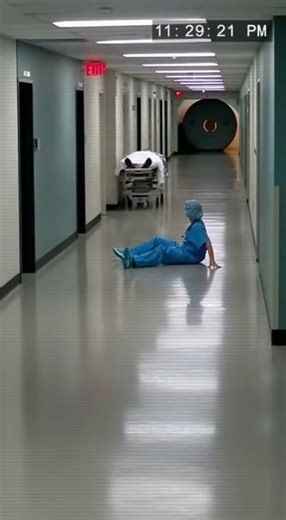 MRI Mayhem Oxygen Tank Turns Deadly Inside Hospital Hallway #hospitalcctv #soraai