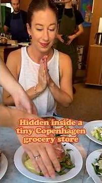 Hidden restaurant inside a Copenhagen grocery store 🇩🇰 Auren’s Deli 🥗